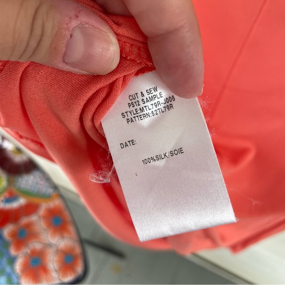 Lafayette 148 Silk Gathered Center Blouse Size M - Picture 12 of 13